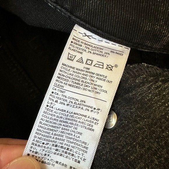 NWT BANANA REPUBLIC Denim Mini Skirt in Black Wash - Picture 13 of 15